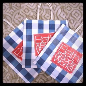 Bath & Body Works shopping bags 3 pc